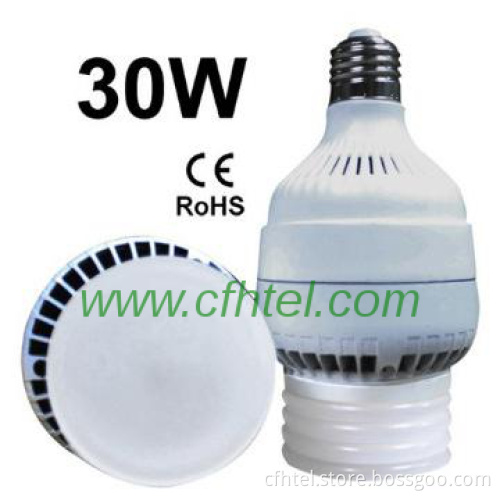 New design E27 30W LED bulb replacment of High-power CFL and high bay